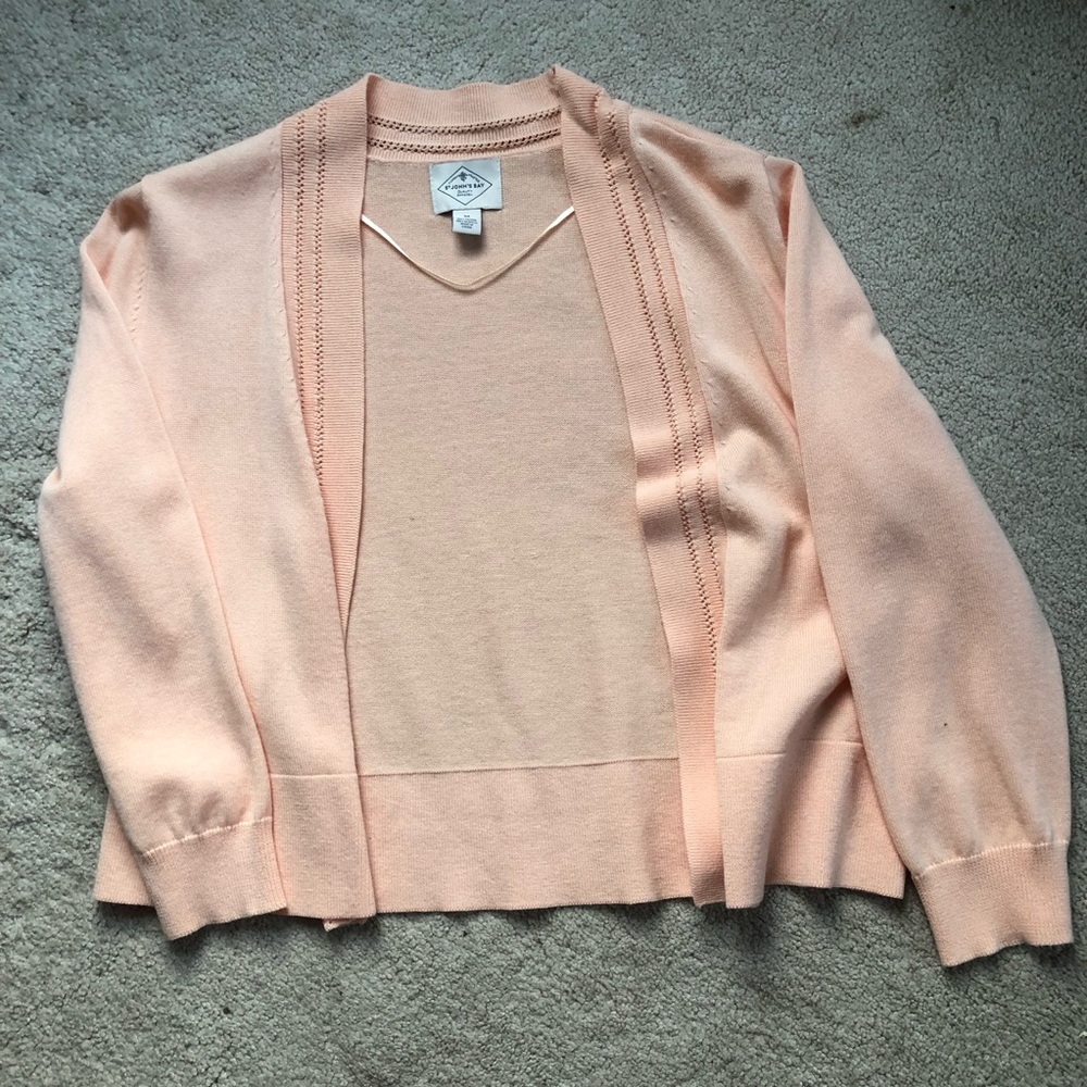 Peach Cardigan - St. John’s Bay